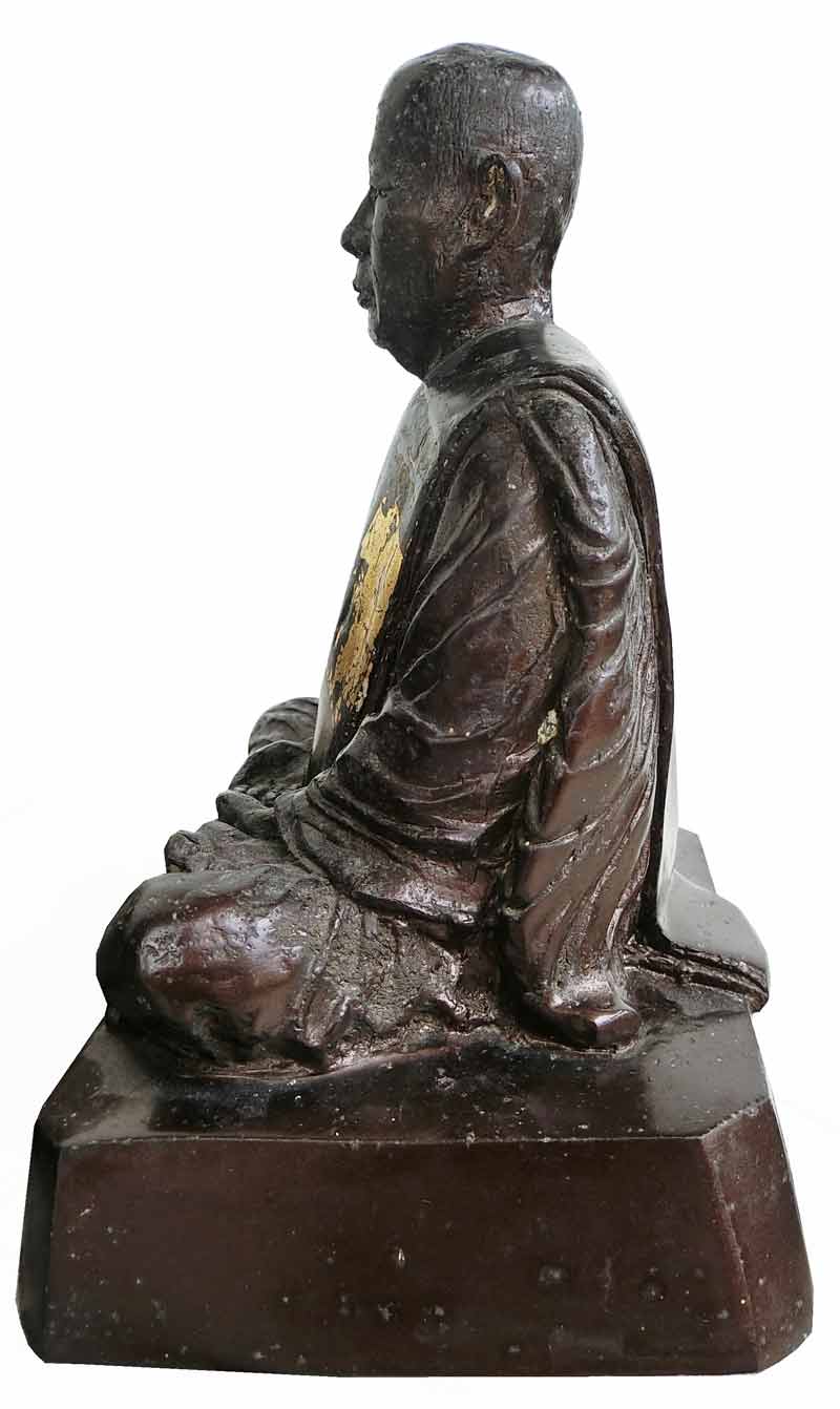 รูปหล่อบูชารุ่นแรก หน้าตัก 5 นิ้ว หลวงพ่อตัด วัดชายนา ปี 2540 สวยเดิมๆสร้างน้อยหายากครับ