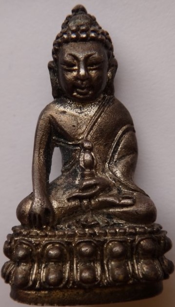 กริ่งหลวงปู่ฤาษีลิงขาว วัดฤกษ์บุญมี เนื้อเงิน เคาะเดียว