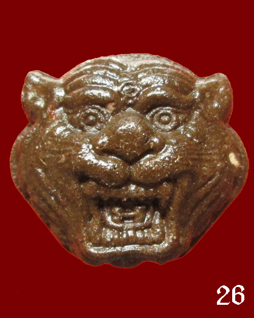 หัวเสือผงพรายกุมาร หลวงพ่อสาคร วัดหนองกรับ รุ่น 100 วัน