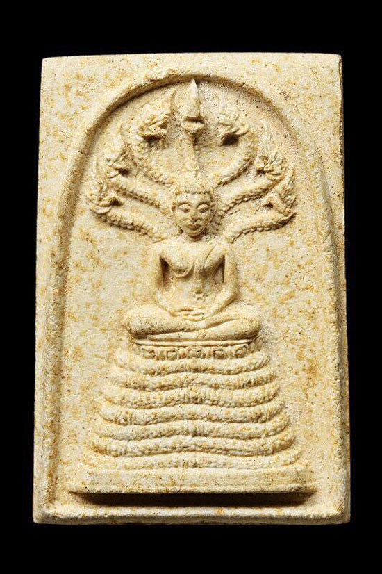 สมเด็จเจ็ดชั้น พิมพ์นาคปรก หลังรูปเหมือนเจ้าคุณนรฯ พร้อมกล่องเดิมๆ 