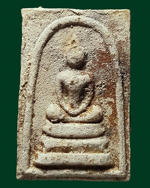 พระสมเด็จหลังพระสีวลี พิมพ์ใหญ่ เอวใหญ่ เนื้อผงบรรจุกรุ หลวงพ่อกวย วัดโฆษิตาราม ชัยนาท ปี15