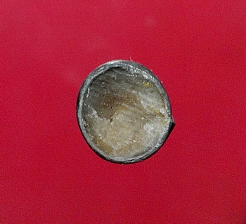 ตะกรุดสี่เกลอเนื้อตะกั่ว ตอกหมายเลข 3351 พร้อมยันต์ หลวงพ่อสาคร