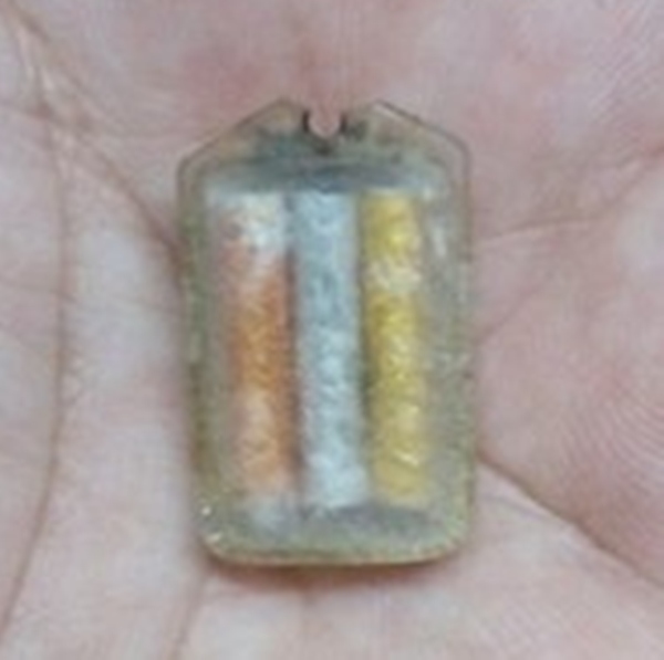 ภาพถ่ายหลังตะกรุดหลวงพ่อจรัญ วัดอัมพวัน