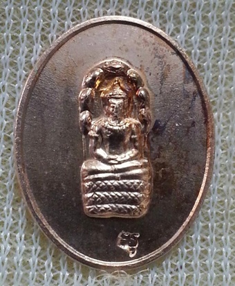 พระหน้าปรกใบมะขาม หลวงปู่สิน วัดละหารใหญ่ " เนื้อนาค" ปี 2551