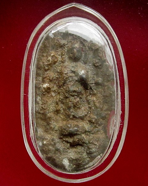 พระพนัสบดี ศิลปะทราวดี กรุวัดหน้าพระธาตุ อ.พนัสนิคม จ.ชลบุรี