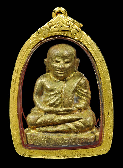 1/11/59รูปหล่อหลวงพ่อเงิน รุ่นช้างคู่ วัดท้ายน้ำ ปี ๒๕๒๖ สวยเดิมเลี่ยมทองคำแท้พร้อมใช้