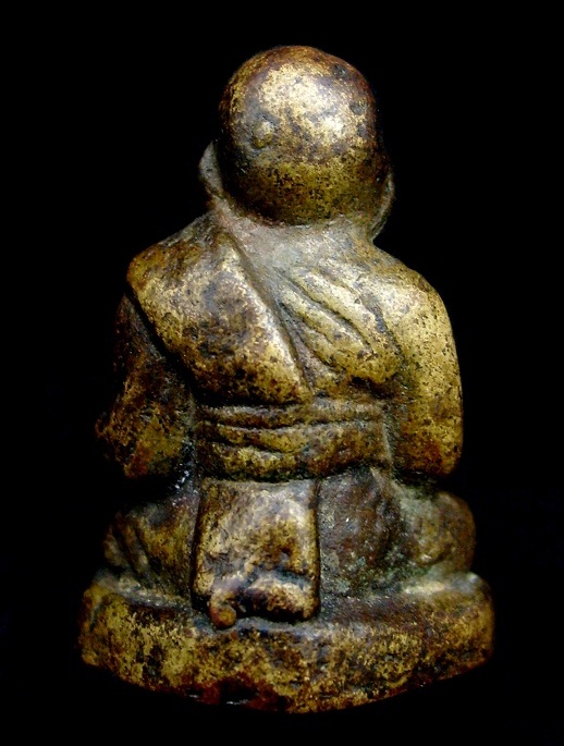 รูปหล่อโบราณ หลวงพ่อแดง รุ่น 2 พิมพ์ผอม วัดทุ่งคอก สวยเนื้อจัดๆ