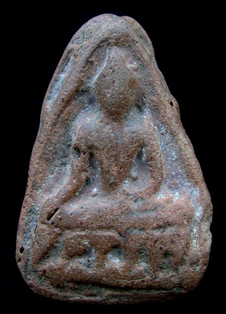 นางกำแพง ฐานบัวฟันปลา พิมพ์ใหญ่ กรุตาลดำ กำแพงเพขร