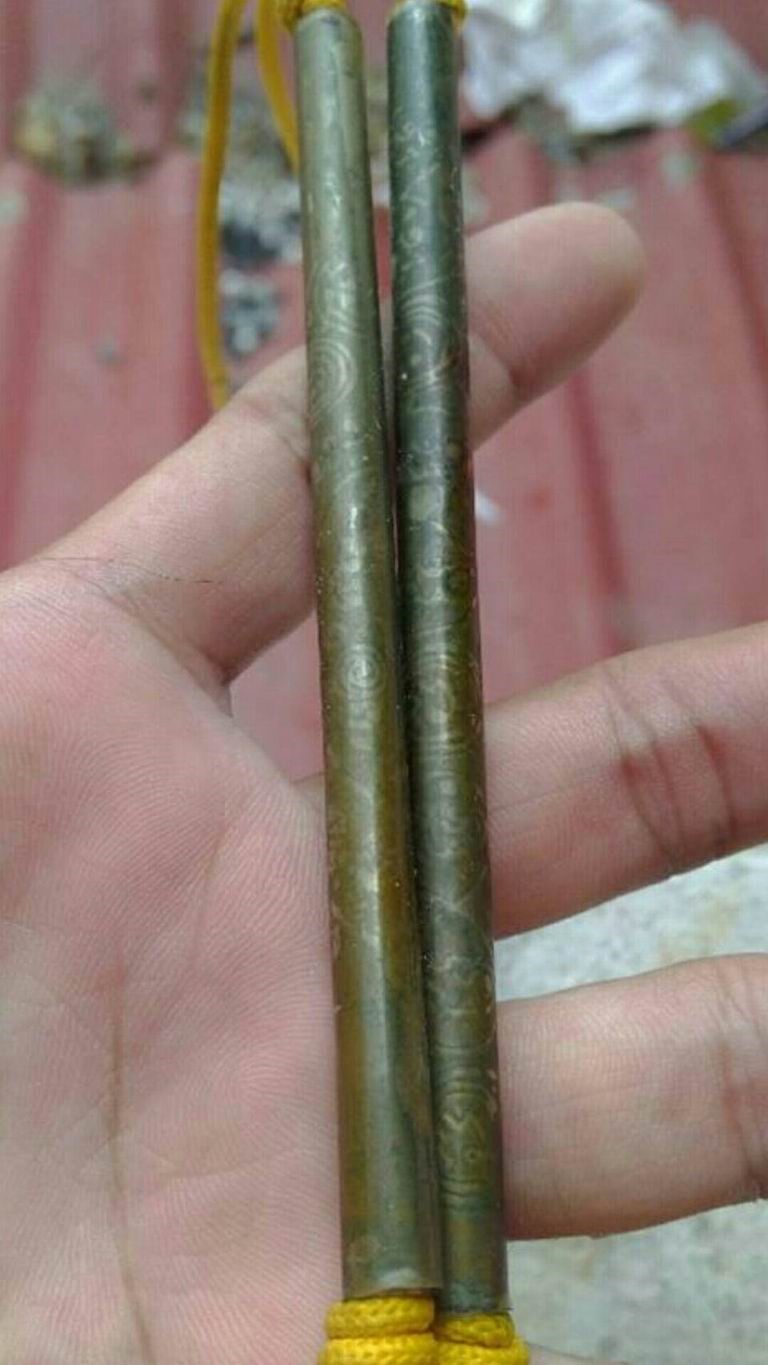 ตะกรุดหลวงปู่เจียม อติสโย วัดหนองยาว จ.สุรินทร์ พร้อมเหรียญ ปี 2543