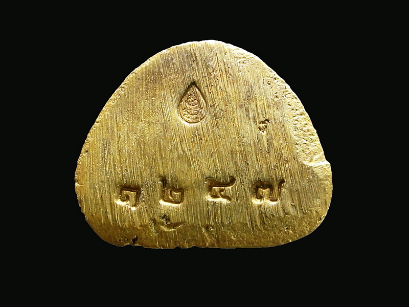 รูปหล่อรวยทันใจ หลวงปู่หมุน วัดบ้านจาน เนื้อทองทิพย์ พิมพ์เล็ก no..1247