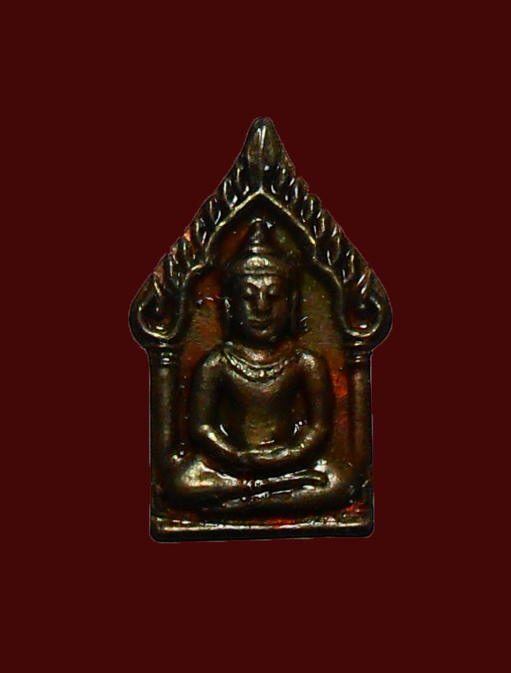 ยอดขุนพลจิ๋ว รุ่นแรก ปี30 เนื้อโลหะผสมชนวนชินบัญชร หลวงพ่อสา คร มนุญโญปลุกเสกเดี่ยว