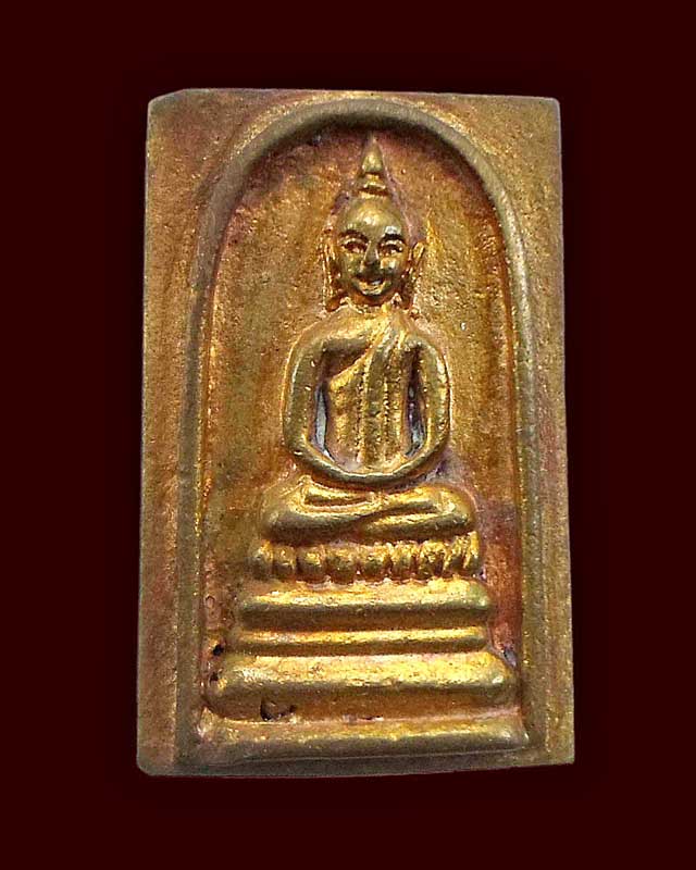 สมเด็จหล่อ หลวงพ่อแพ วัดพิกุลทอง รุ่นแพ 9.1 เสาร์ 5