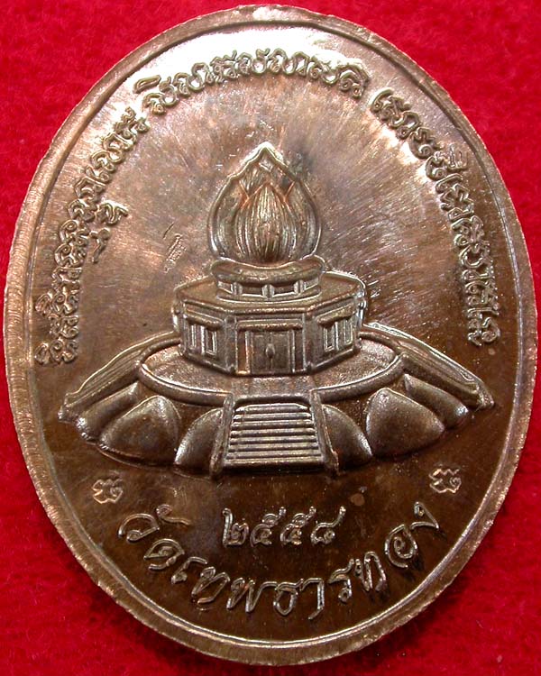 เหรียญหลวงปู่พิศดู วัดเทพธารทอง ปี2558 เนื้อทองแดง 4 โค๊ด เคาะเดียวครับ
