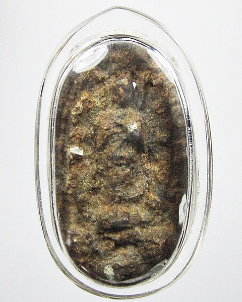 พระพนัสบดี ศิลปะทราวดี กรุวัดหน้าพระธาตุ อ.พนัสนิคม จ.ชลบุรี