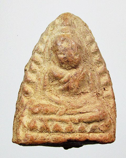 พระเนื้อดินหลวงพ่อโต พิมพ์เล็กกรุวัดมหาธาตุ อยุธยา