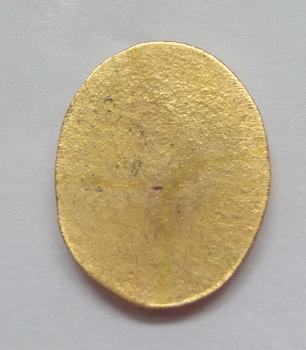 เหรียญหัวแหวน หลวงปู่ทวดปี 06 เนื้อทองแดงกะไหล่ทอง