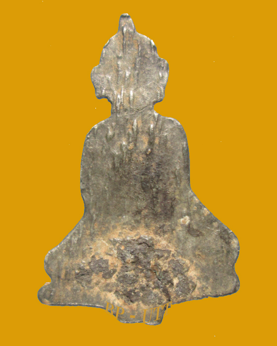 ** พระยอดธง กรุพญาดำ จ.สุโขทัย (เนื้อชินเงิน) **