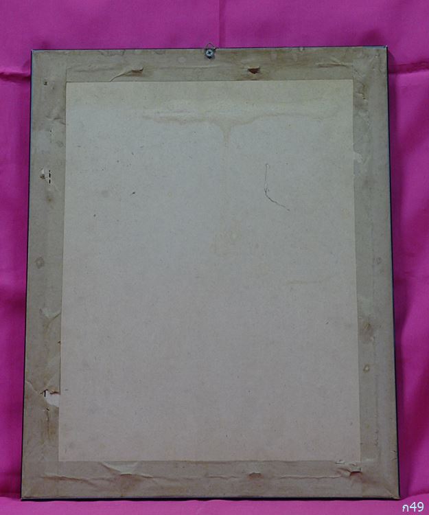 ผ้ายันต์รอยมือรอยเท้า หลวงปู่หงษ์ วัดเพชรบุรี ปี 2538