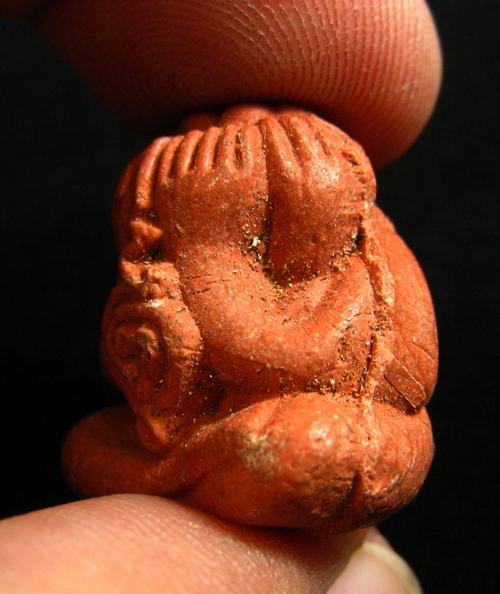 พระปิดตาเนื้อผงชมพูนุชก้นอุดเทียนชัย หลวงปู่หมุน ออกวัดซับลำใย 2543 #4