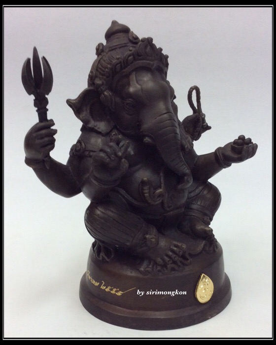 พิมพ์กรรมการ!!!พระพิฆเนศ ปางนั่งบรมครู รุ่น100ปี กรมศิลปากร ขนาดบูชา หน้าตัก4นิ้วครึ่ง เนื้อโลหะผสม