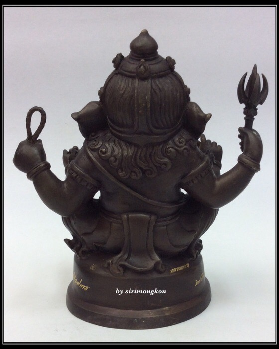 พิมพ์กรรมการ!!!พระพิฆเนศ ปางนั่งบรมครู รุ่น100ปี กรมศิลปากร ขนาดบูชา หน้าตัก4นิ้วครึ่ง เนื้อโลหะผสม