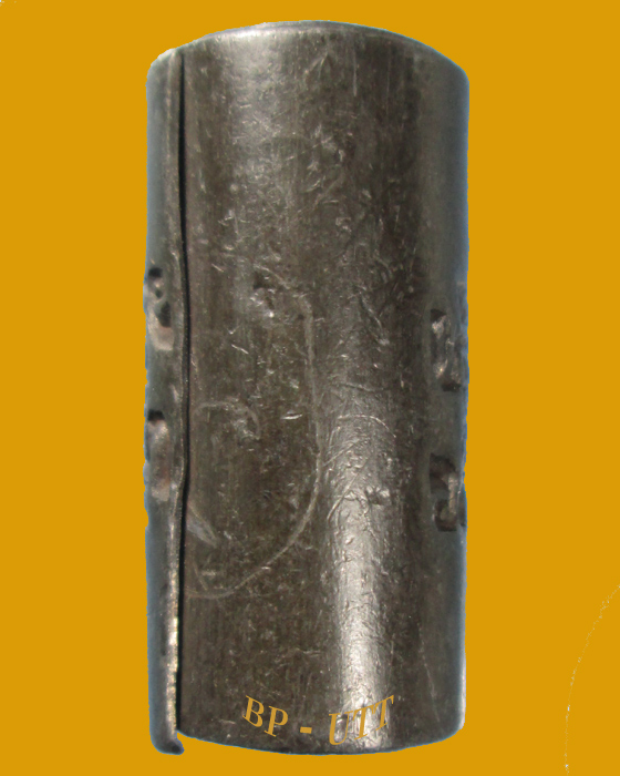 ตะกรุดเนื้อตะกั่ว มีจาร หลวงพ่อรวย วัดตะโก จ.อยุธยา