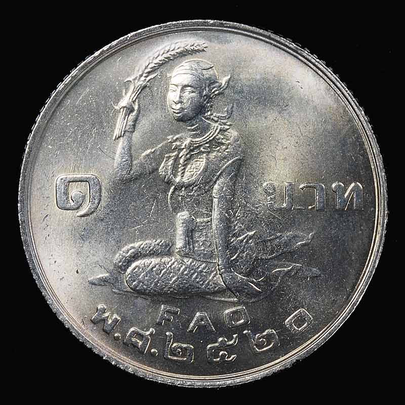 เหรียญในหลวง โปรยข้าว ปี 20 สภาพสวยๆ ...1