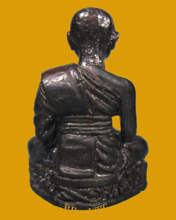 ( นวะโลหะ กล่องเดิม) รูปเหมือนเล็กหลวงพ่อจรัญ วัดอัมพวัน สิงห์บุรี รุ่นสร้างพระธรรมเจดีย์สิงหบูราจย์