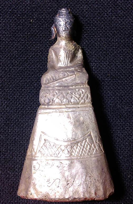 จัดพระสวยสวยหน้าตาครบพระบุเงินสมัย อยุธยา สภาพสวยปิ๊งผิวเดิมเดิมบุเงินตามรูปเต็มองค์