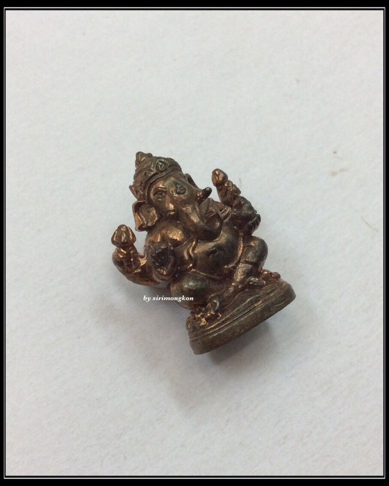 พระพิฆเนศ เฉลิมพระเกียรติ ฉลองสิริราชสมบัติครบ 60ปี รุ่นแรก ม.ศิลปากร เพชรบุรี ปี49 กล่องเดิม