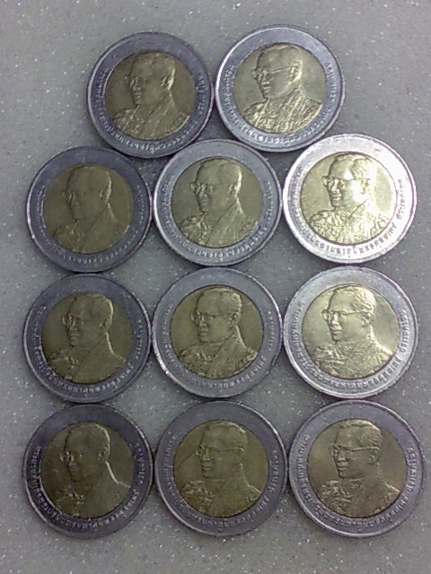 เหรียญ10บาท รัชกาลที่๙ ยกชุด21เหรียญ
