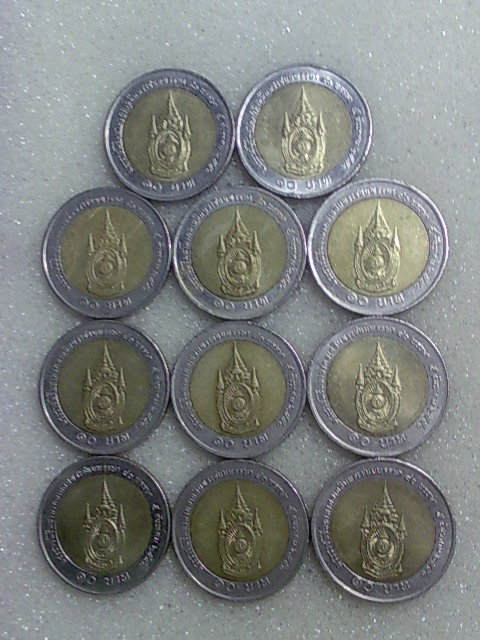 เหรียญ10บาท รัชกาลที่๙ ยกชุด21เหรียญ