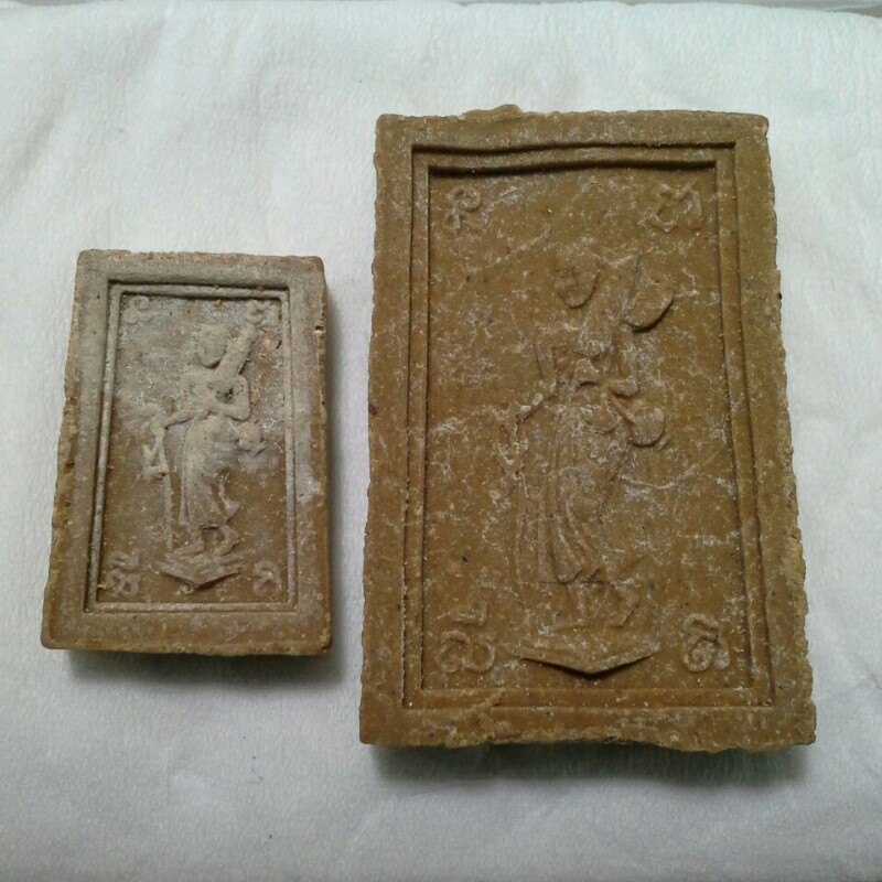 พระสมเด็จหลวงพ่อกวย หลังสิวลี พิมพ์ใหญ่เอวเล็กมีกำไล+พิมพ์คะแนน สวยมากผิวเดิมๆ