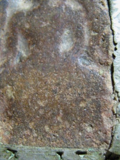 พระชินราช เนื้อดิน กรุวัดเสาธงทอง จ.สุพรรณบุรี มีเลี่ยมเดิม มาพร้อมบัตรรับรองความแท้  