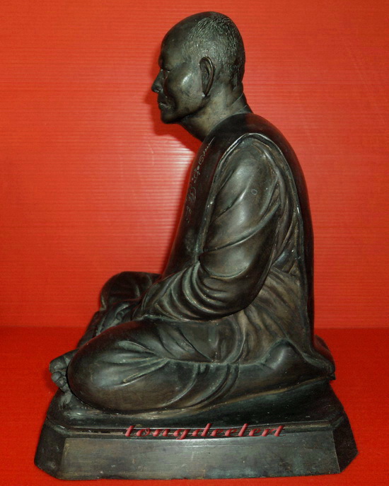 รูปหล่อบูชาหลวงพ่อแพ เขมังกโร วัดพิกุลทอง จ.สิงห์บุรี ปี 2536 หน้าตัก 7 นิ้ว สวยมากค่ะ