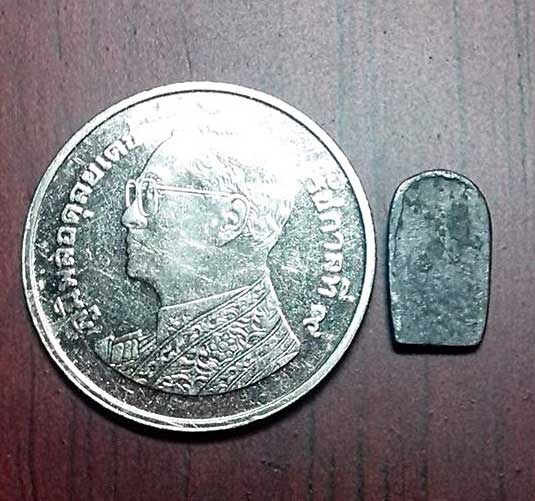 พระประจำวันศุกร์ เนื้อชินตะกั่วเก่า หลวงพ่อแช่ม วัดตาก้อง จ.นครปฐม ปี2497 