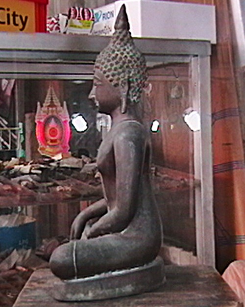 พระพุทธรูปบูชาเนื้อทองผสม หน้าตัก 11 นิ้ว  ศิลป์สวย  ปิด6500ครับ