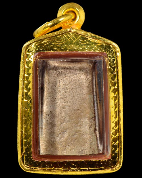 กรุเก่า2522 พระกรุนาดูนตัดเดี่ยว จ.มหาสารคาม พิมพ์ประภามณฑล(ท๊อปสุด) เนื้อเขียวไส้กลางดำ มีหน้าตา