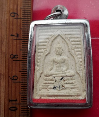 วัดใจเริ่ม 10 บาท กับ พระผงพิมพ์พระพุทธฝังพลอย วัดช้างทูน  ..…AT893