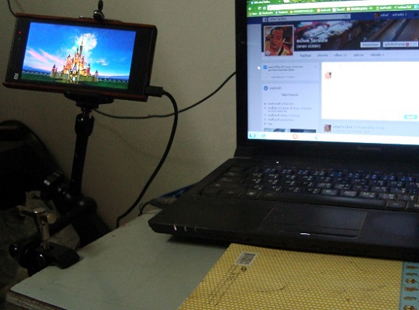 ขายึดกล้องถ่ายภาพ พร้อมตัวต่อสำหรับมือถือ เคาะเดียว