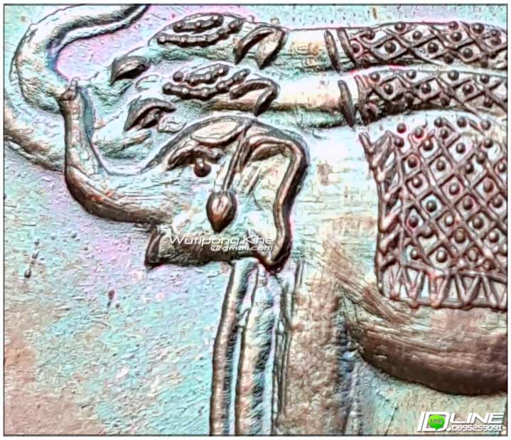เหรียญช้าง/สมโภชช้างเผือก ทองแดง จ.เพชรบุรี ปี21..(บล็อกนิยม ช้างมีจุด/ลป.โต๊ะ ปลุกเสก)