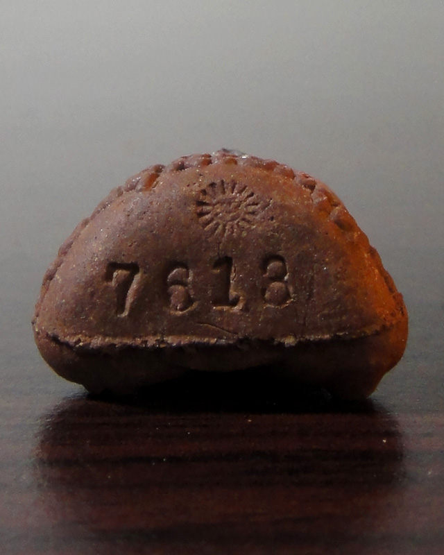 พระปิดตาหลวงปู่หมุน วัดป่าหนองหล่ม ปี59 หลังติดเหรียญเม็ดยา