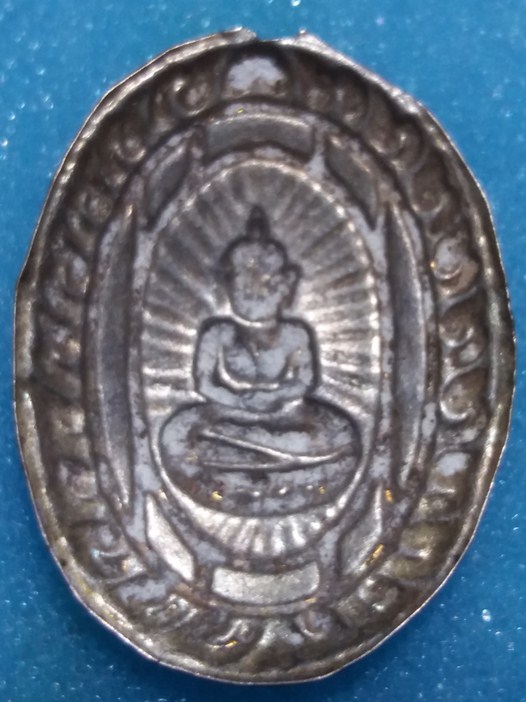 หลวงพ่อโสธร เนื้อเงินลงยา ปี2482 วัดโสธรฯ จ.ฉะเชิงเทรา หายาก