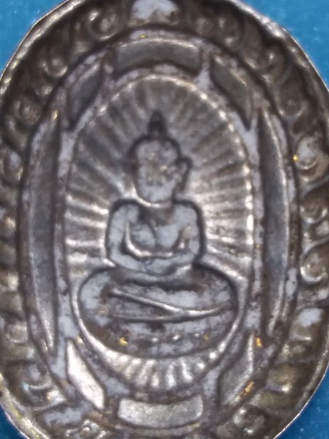 หลวงพ่อโสธร เนื้อเงินลงยา ปี2482 วัดโสธรฯ จ.ฉะเชิงเทรา หายาก