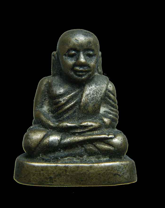 รูปหล่อหลวงพ่อเงิน พิมพ์เล็กเนื้ออัลปาก้า ไม่ทราบที่ครับ