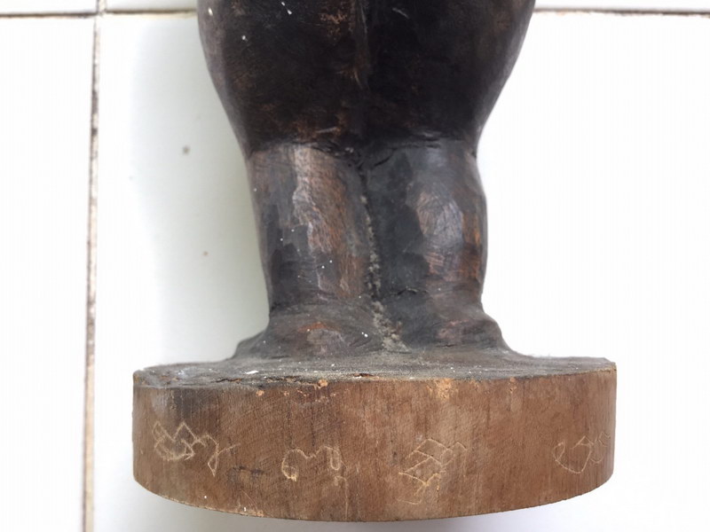 กุมารทองไม้ ขนาดบูชา หลวงพ่อกวย วัดโฆสิตาราม ชัยนาท