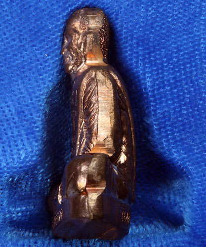 รูปเหมือนปั้ม เข่ากว้างหลังเต็ม- หลวงพ่อลออ วัดหนองหลวง เนื้อทองแดง