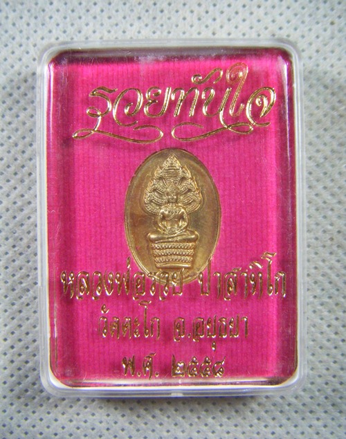 หลวงพ่อรวย วัดตะโก เหรียญนาคปรกรุ่นรวยทันใจพร้อมกล่องเคาะเดียวครับ