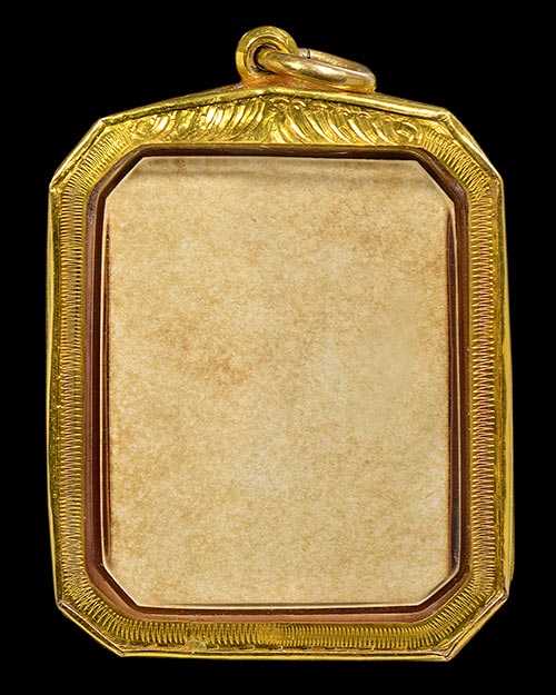 รูปกระจก หลวงพ่อจง วัดหน้าต่างนอก จ.อยุธยา 2495+เลี่ยมทองครับ