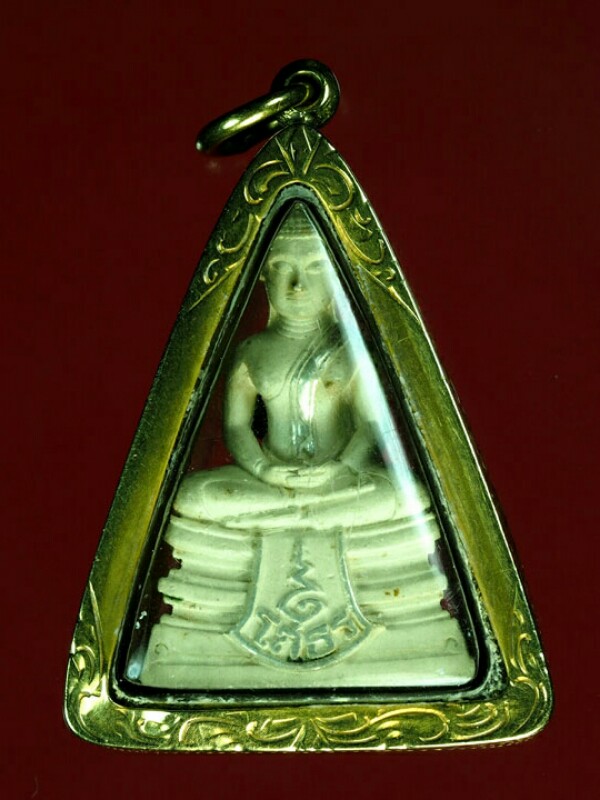 หลวงพ่อโสธร 80ปีกรมตำรวจ เนื้อเงินเลี่ยมทองแท้